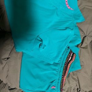Xl heart soul scrubs, teal